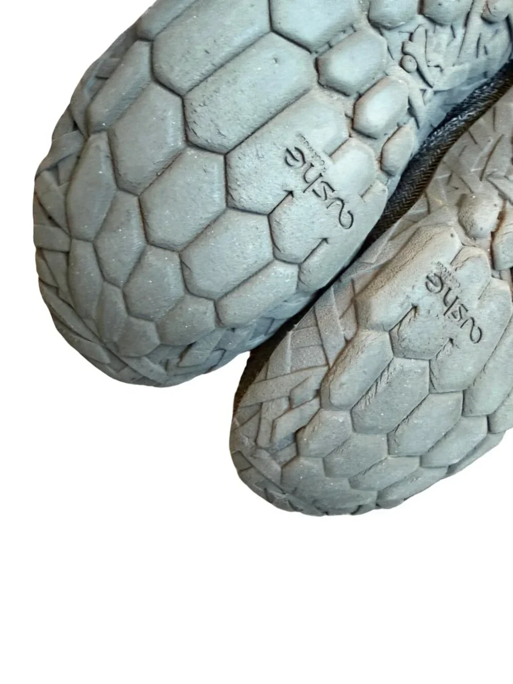 Cushe Slipper II Grey Herringbone Canvas Slip On Loafer Moccasin Size 7 Women's
